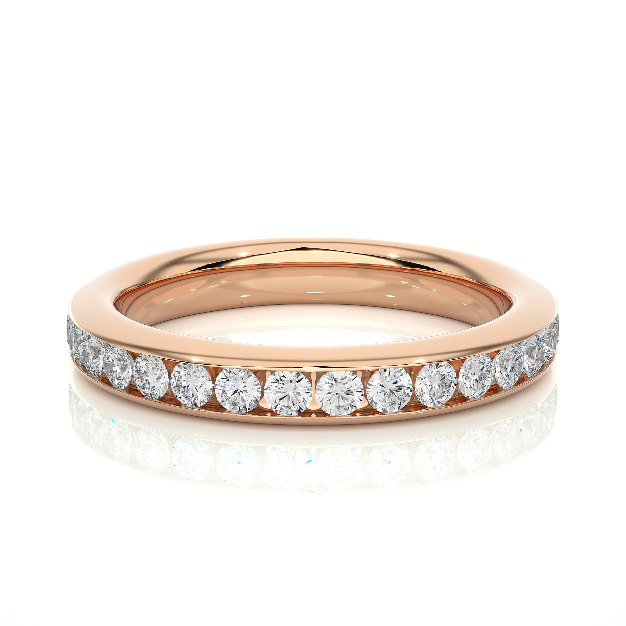 0.96 Carat G Color VS1 Clarity Diamond Studded Natural Diamond Ring.